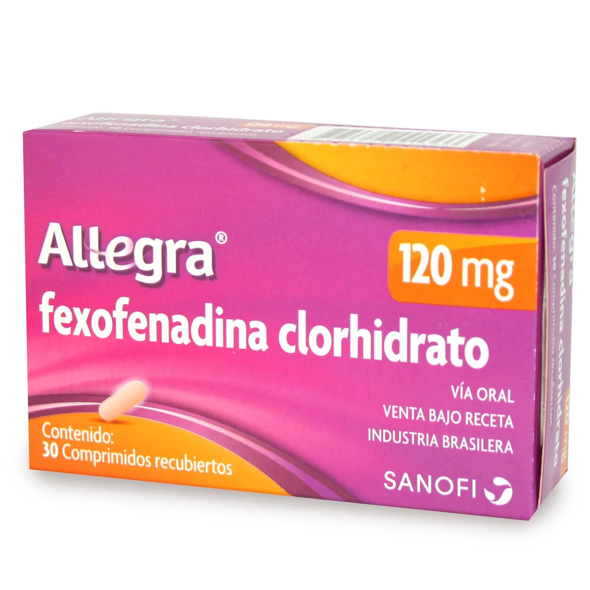 Allegra 120 mg x 30 Comprimidos