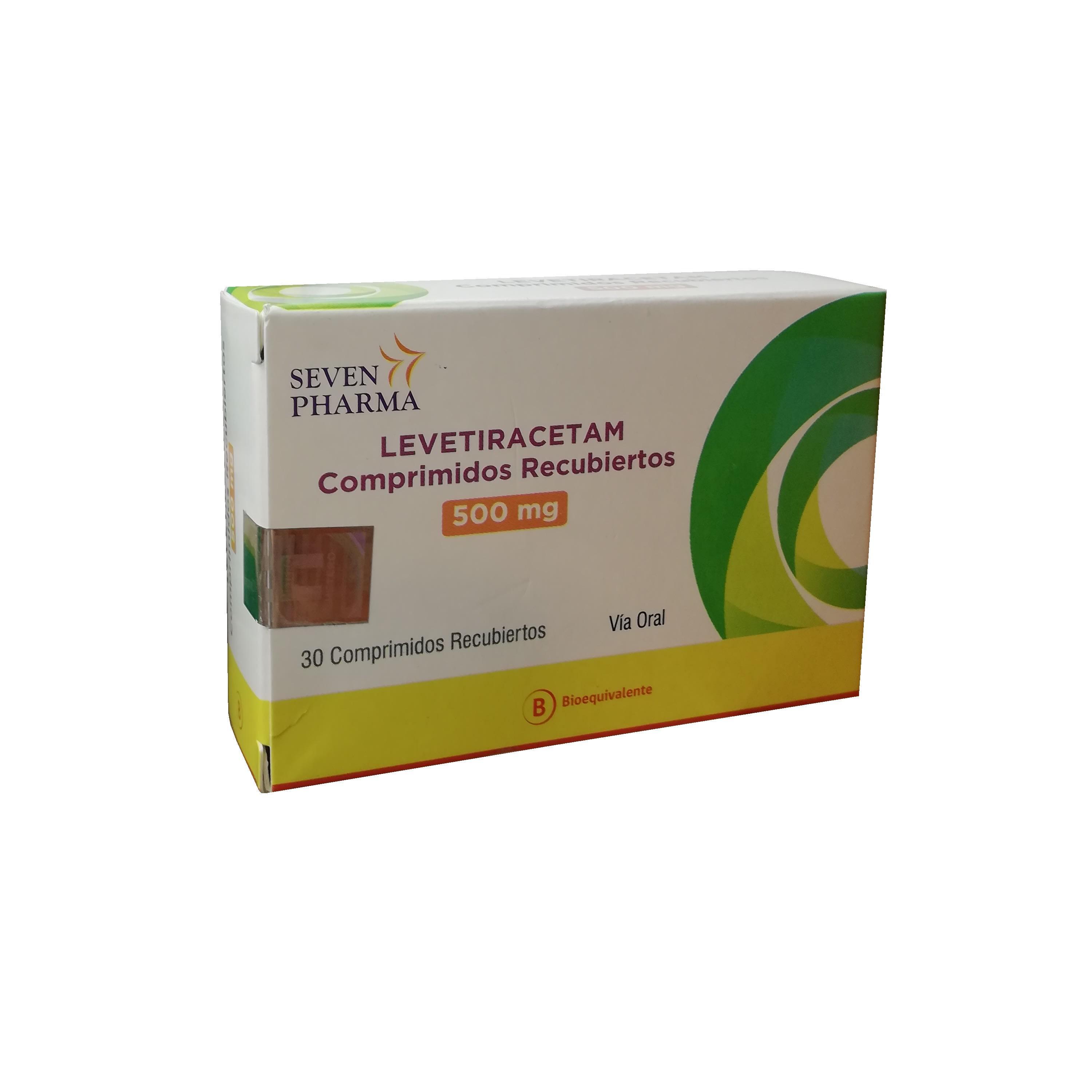 Levetiracetam 500 mg x 30 Comprimidos