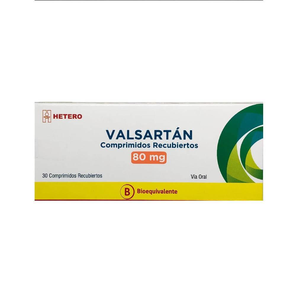 Valsartan 80 mg x 30 Comprimidos