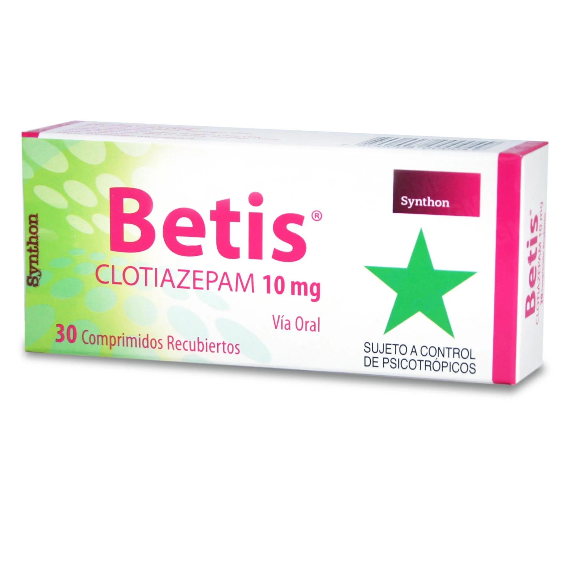 Betis 10 mg x 30 Comprimidos