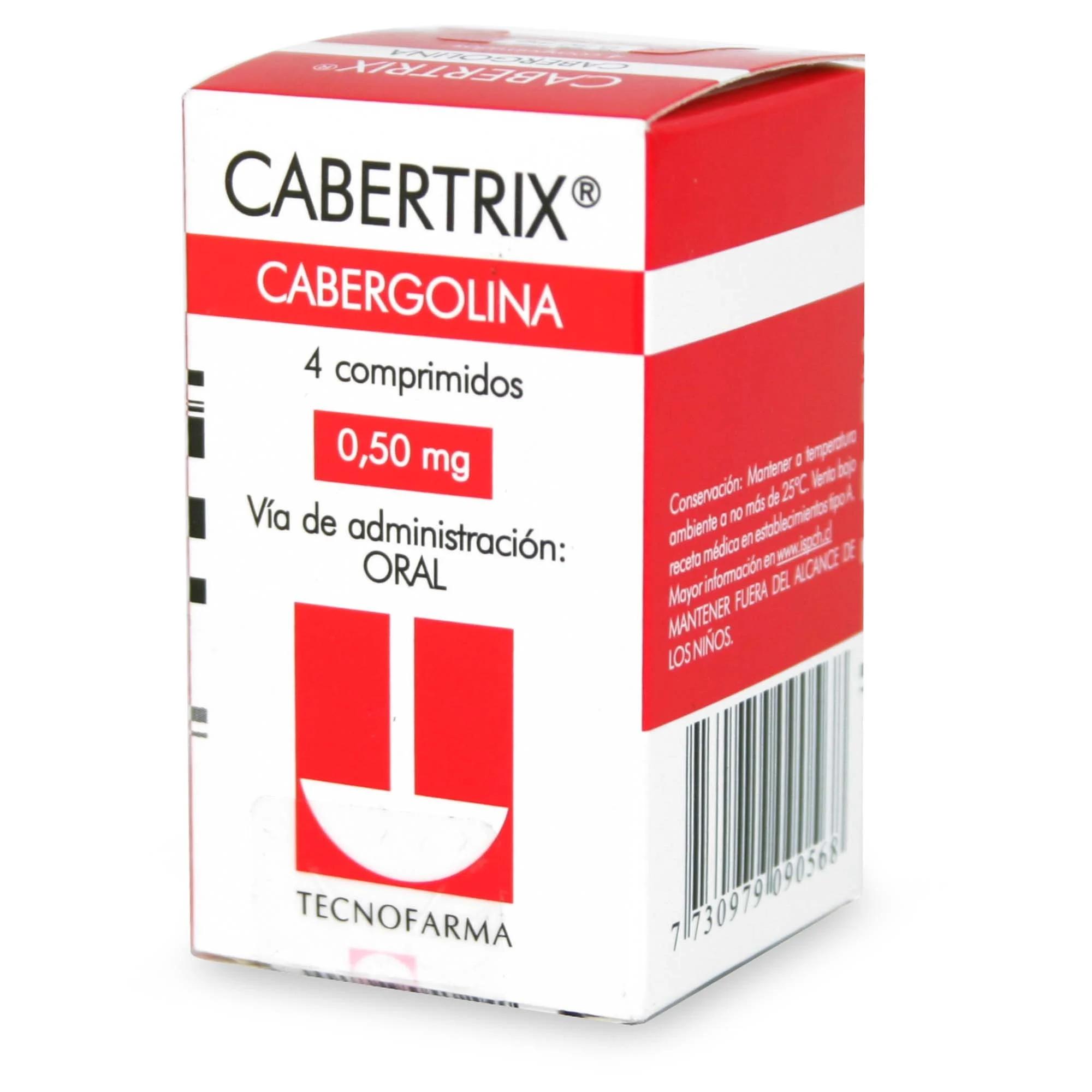 Cabertrix 0,5 mg x 4 Comprimidos