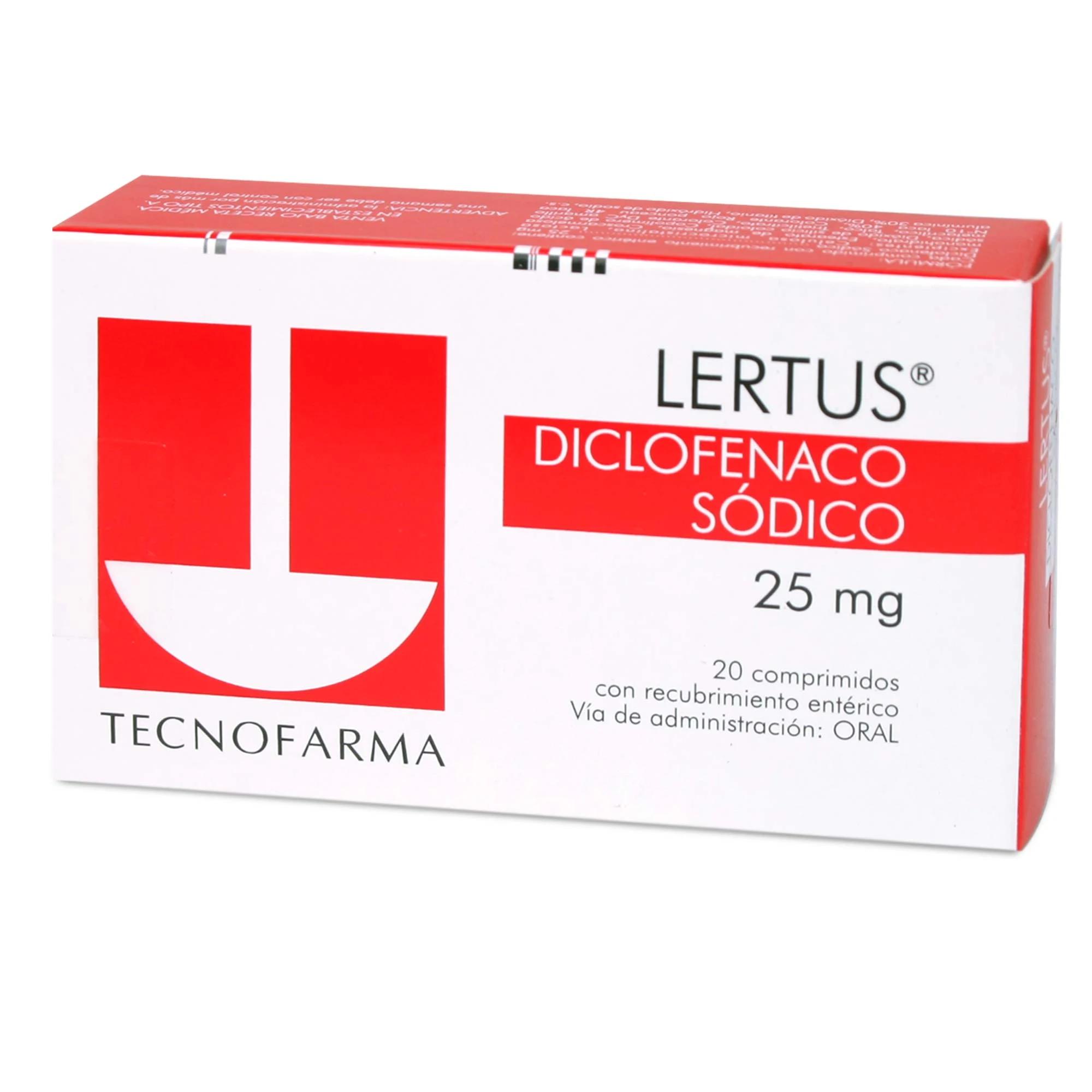 Lertus 25 mg x 20 Comprimidos