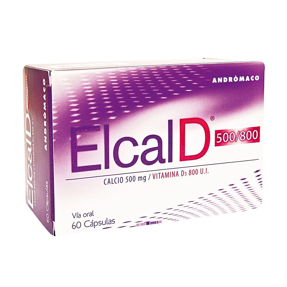 Elcal D 500/800 mg x 60 Capsulas