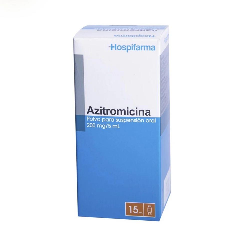 Azitromicina 200 mg/5 ml x 15 ml Suspension Oral