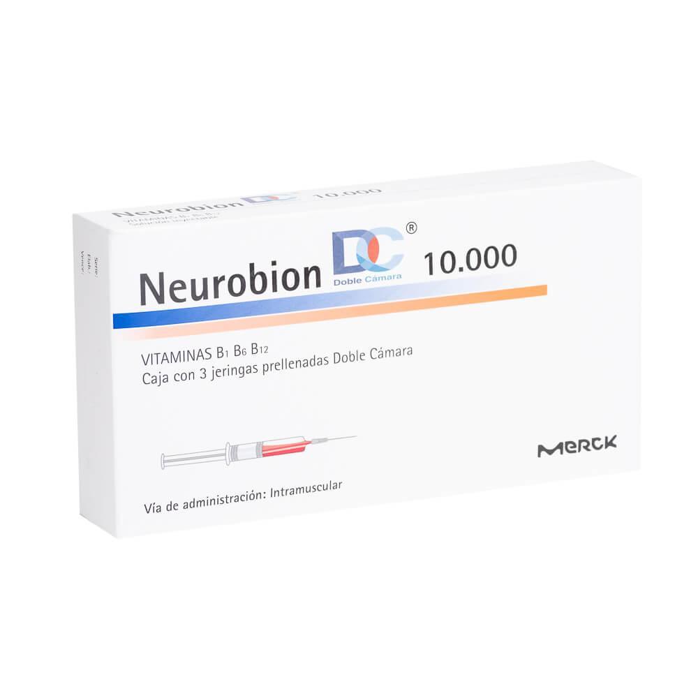 Neurobion DC 10000 x 3 Jeringas Prellenadas Doble Camara