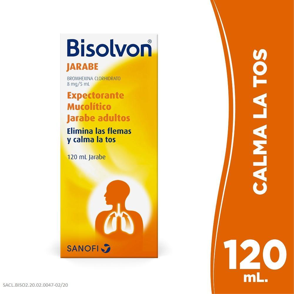 Bisolvon Adultos 8 mg/5 ml x 120 ml Jarabe