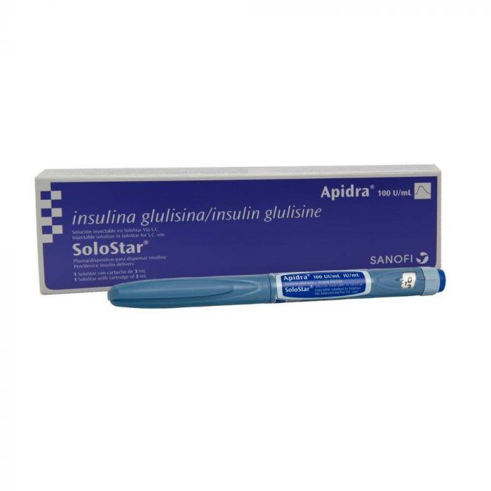 Apidra Solostar 100 UI/mL x 1 Cartucho 3 mL