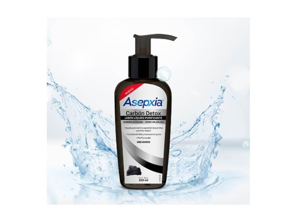 Jabón Liquido Asepxia Carbón x200ml