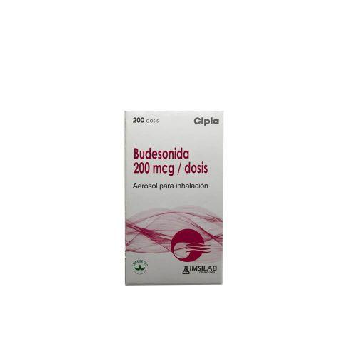Budesonida Aerosol para Inhalación 200 mcg/dosis