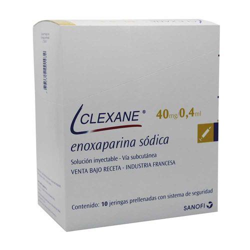 Clexane 40 mg x 10 Jeringas