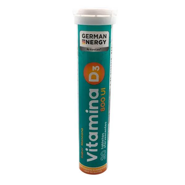 Vitamina D 3 800 UI X 20 Tabletas Efervescentes