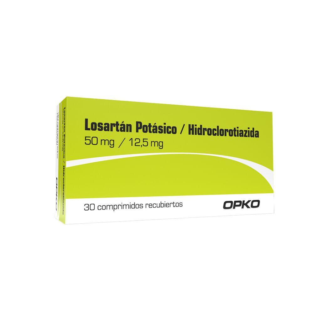 Losartan 50 mg + Hidroclorotiazida 12,5 mg x 30 Comprimidos Recubiertos