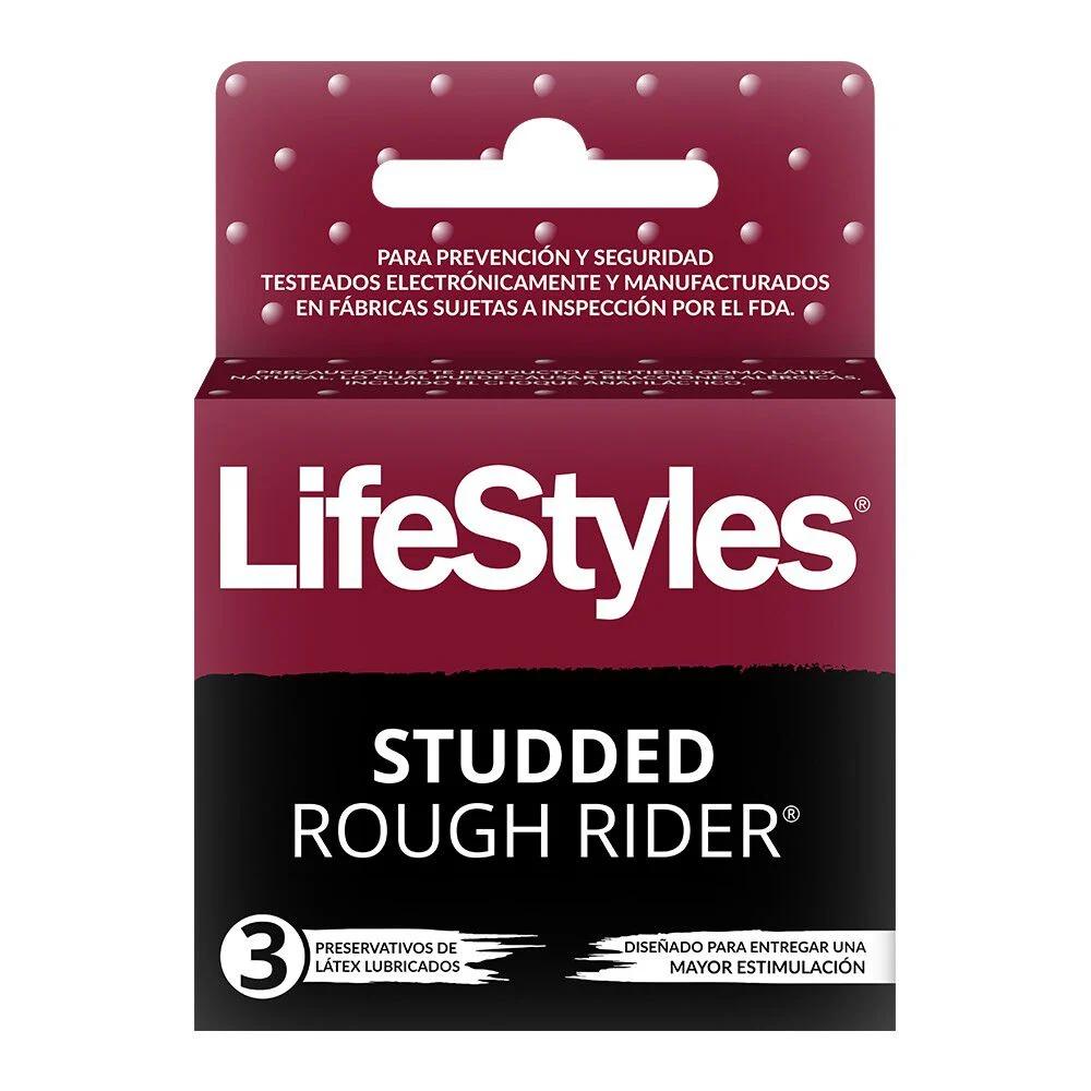 LifeStyle Studded Rough Rider x 3 unidades