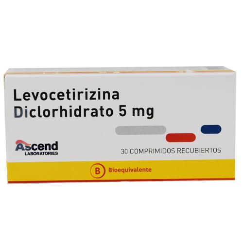 Levocetirizina 5 mg x 30 Comprimidos Recubiertos