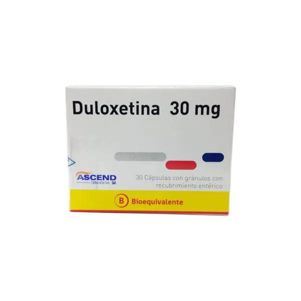 Duloxetina 30 mg x 30 Cápsulas
