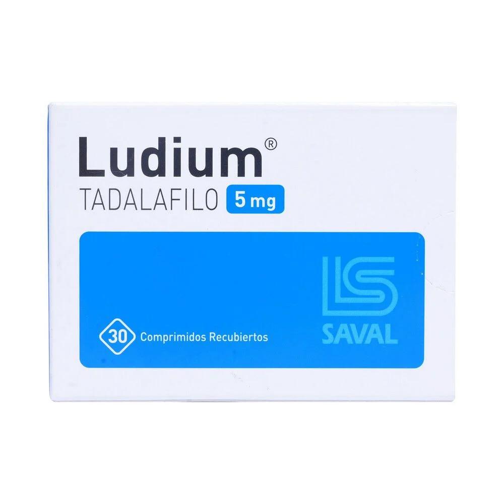 Ludium Tadalafilo 5 mg 30 Comprimidos Recubiertos