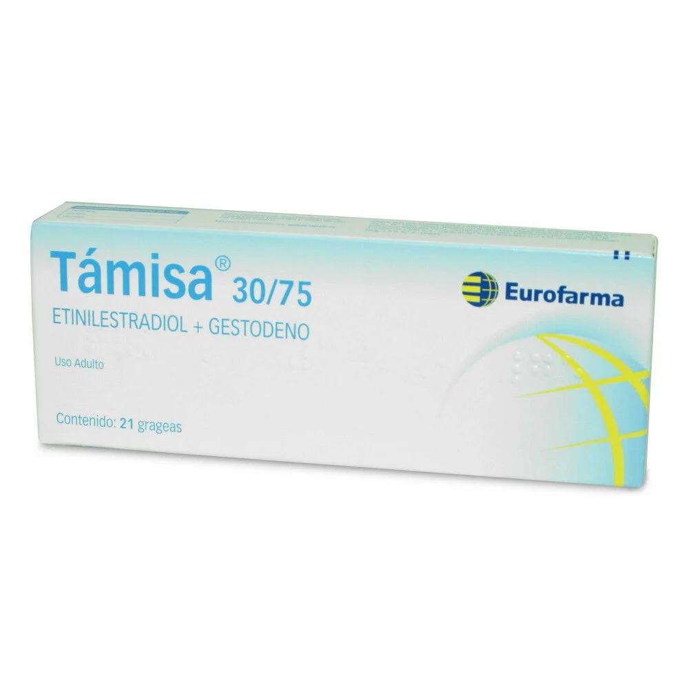 Támisa Etinilestradiol + Gestodeno 30 mcg / 75 mcg 21 Grageas