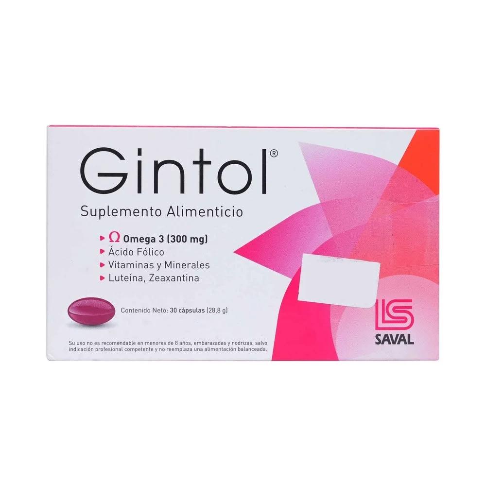 Gintol 30 Cápsulas