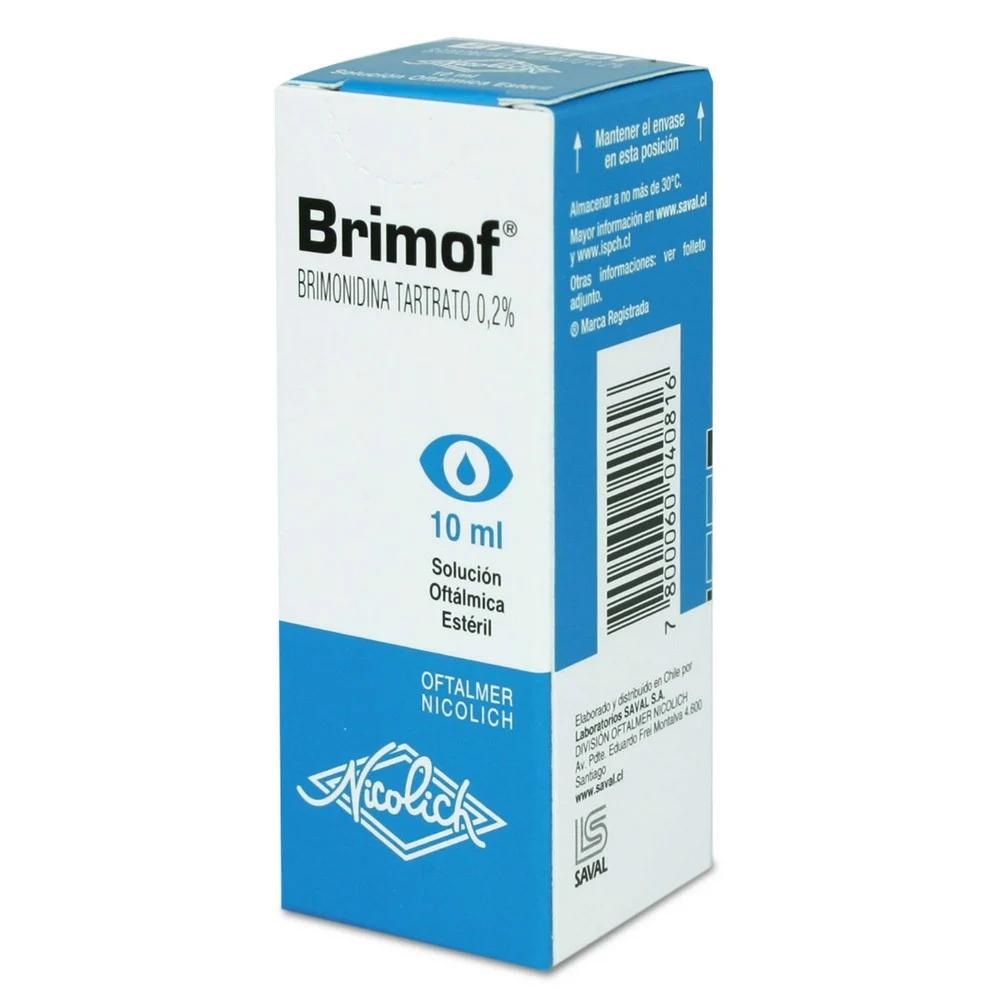 Brimof Brimonidina 0,2% Solución Oftálmica 10 mL
