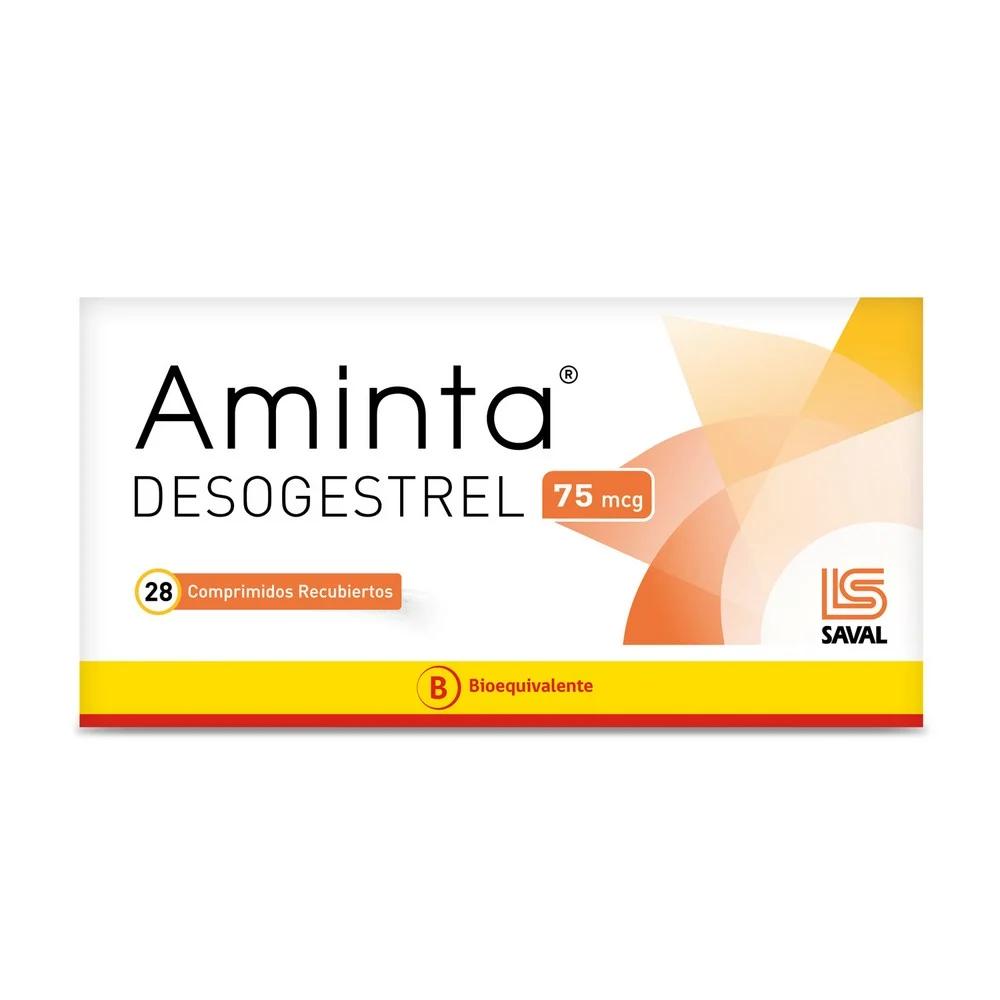 Aminta Desogestrel 75 mcg 28 Comprimidos Recubiertos