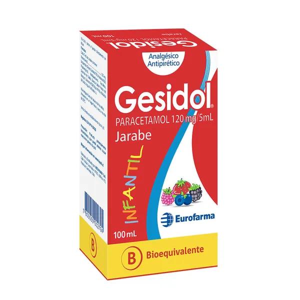 Gesidol Infantil 120 Mg/5 ML X 100 ML Jarabe