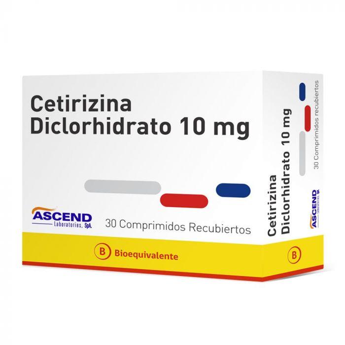 Cetirizina 10mg x 30 Comprimidos Recubiertos