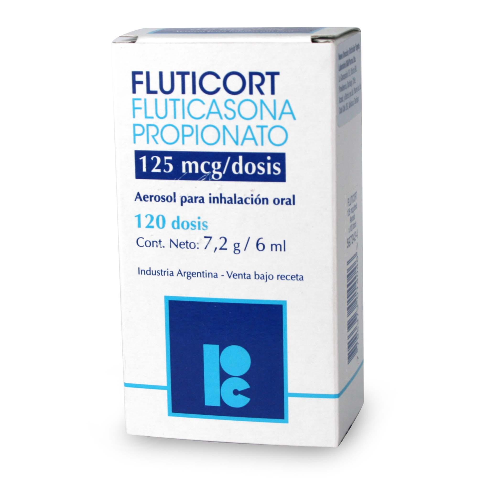 Fluticort 125 mcg/DS Inhalador Bucal 120 Dosis