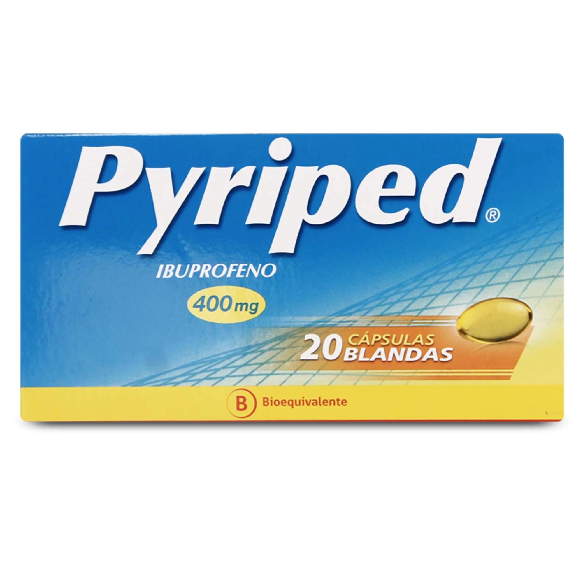 Pyriped 400 mg 20 Cápsulas Blandas