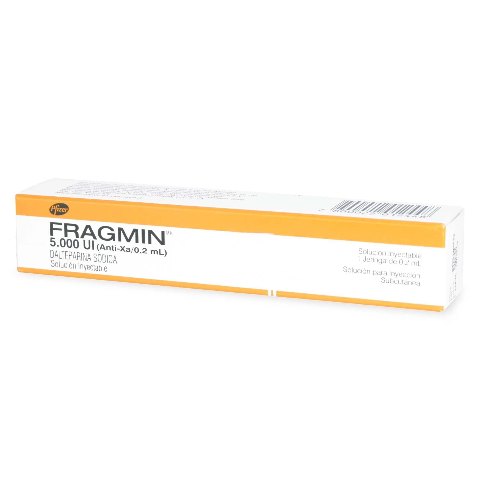 Fragmin Dalteparina 5000 UI x 1 Jeringa