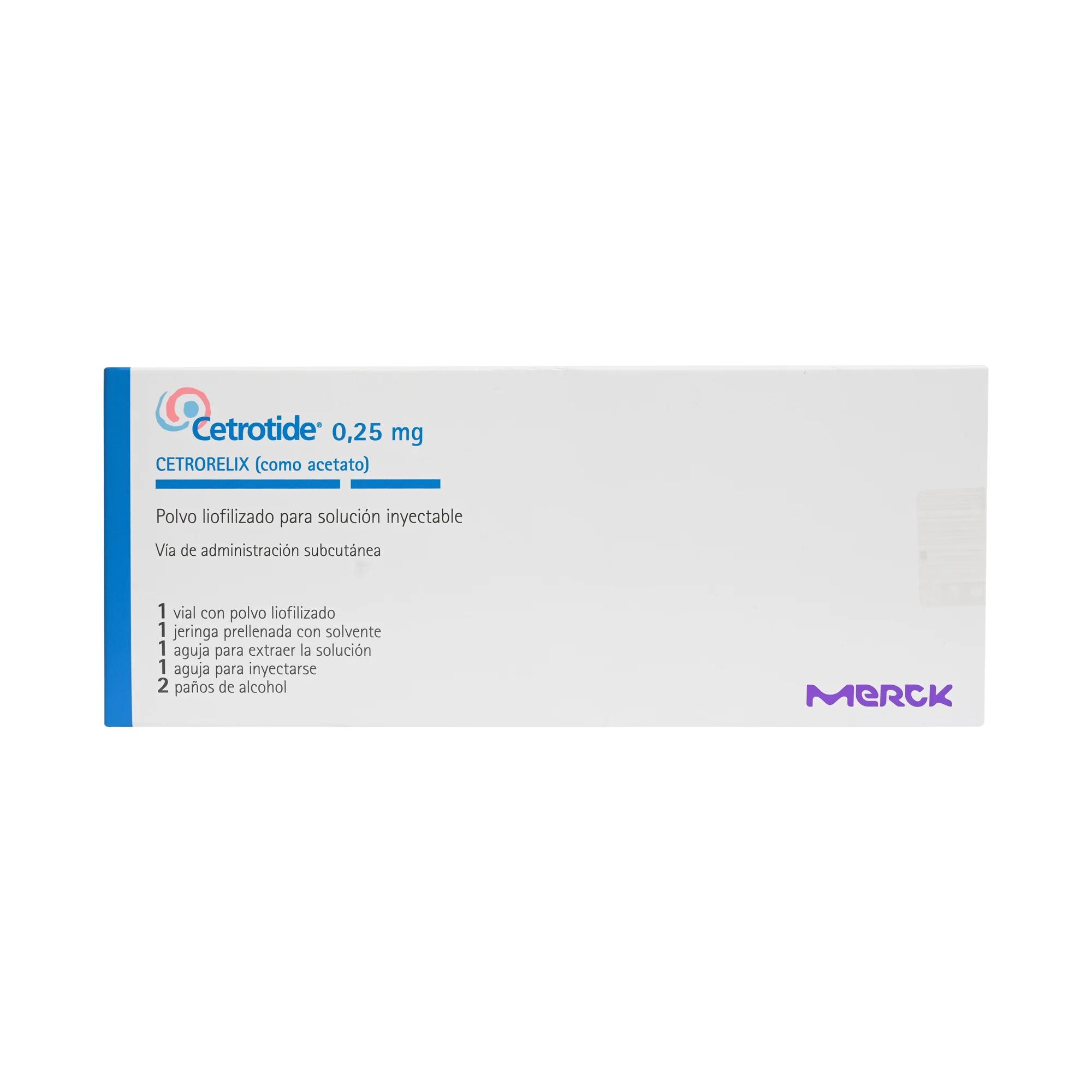 Cetrotide Cetrorelix 0,25 mg x 1 Frasco Ampolla