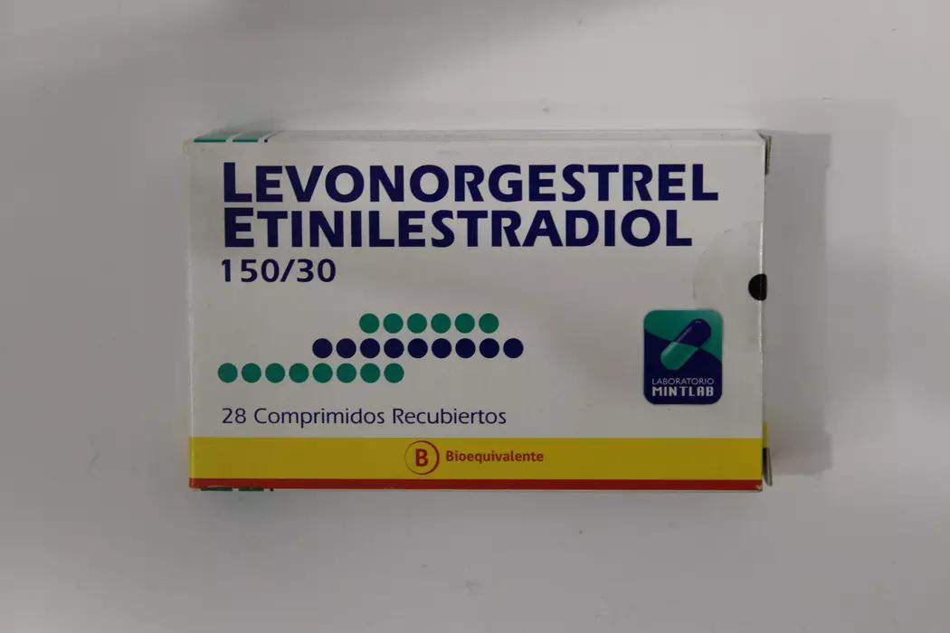 Levonorgestrel 150 mcg Etinilestradiol 30 mcg 28 Comprimidos Recubiertos