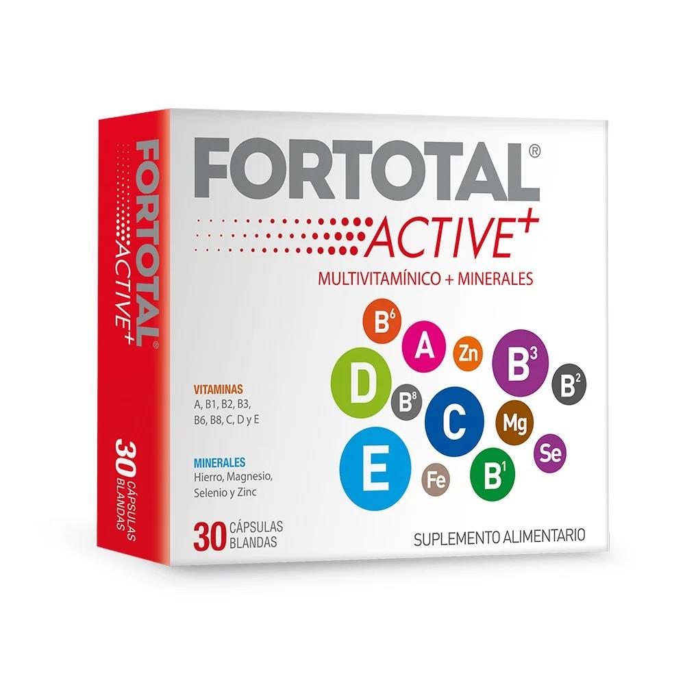 Fortotal Active Multivitamínico + Minerales x 30 Cápsulas Blandas