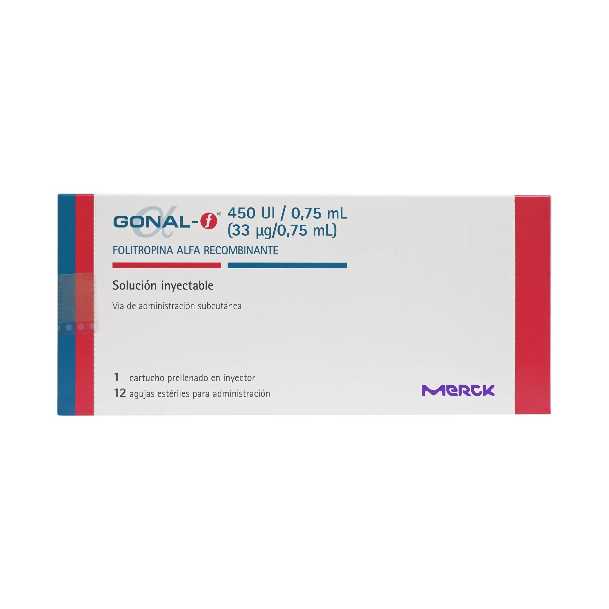 Gonal-F 450 UI/0,75 ml x 1 Frasco Ampolla