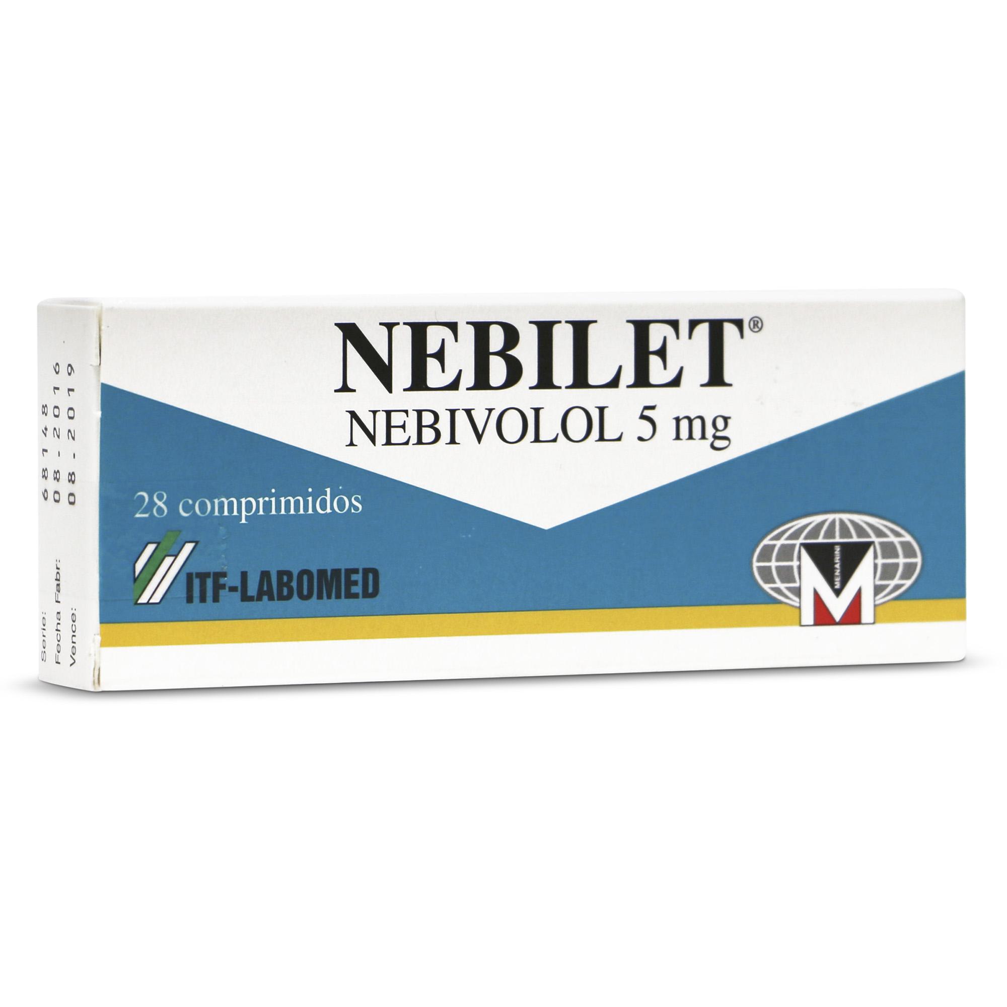 Nebilet 5 mg x 28 Comprimidos