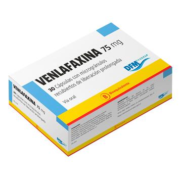 VENLAFAXINA 75 MG X 30 CAPSULAS