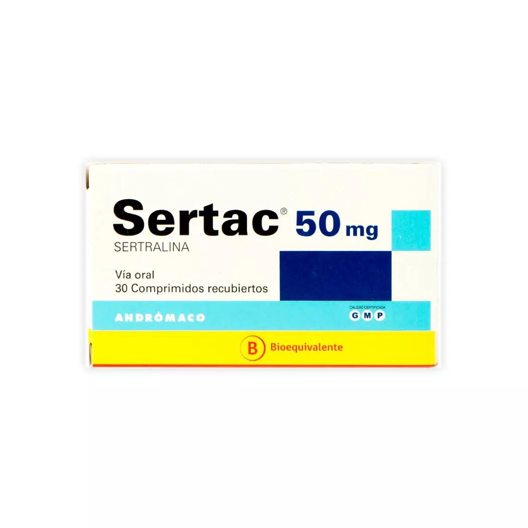 Sertac 50mg 30 Comprimido Recubierto