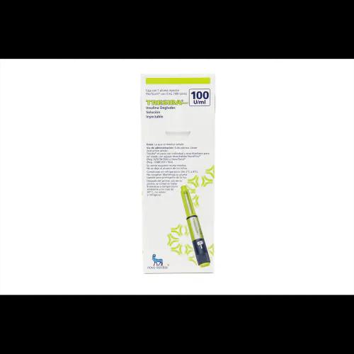 Tresiba Flextouch 100 U.I 3 Ml. Pluma Prell