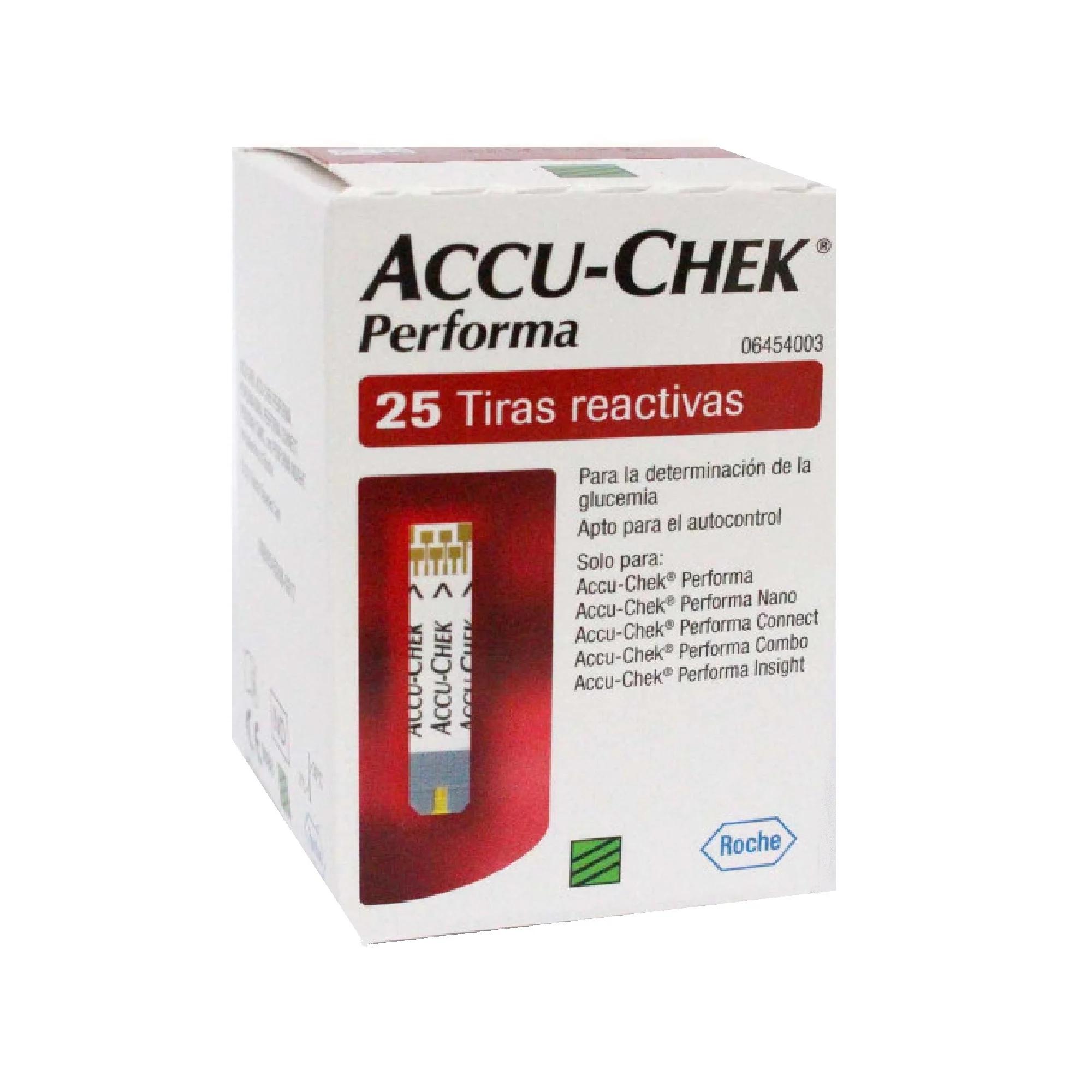 Accu-Chek Performa Tiras Reactivas 25 Tiras