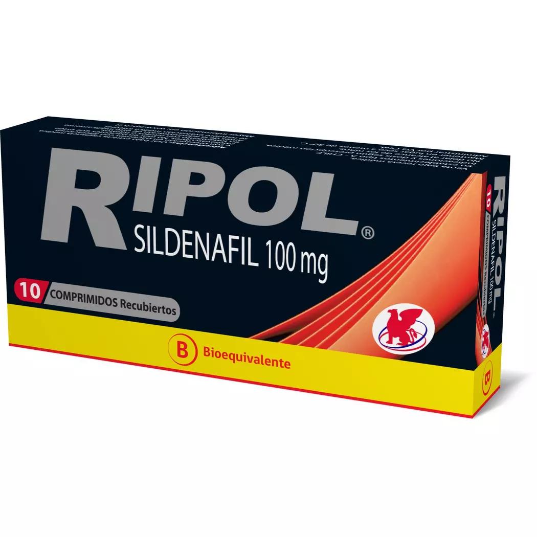 Ripol Sildenafil 100mg 10 Comprimidos Recubiertos