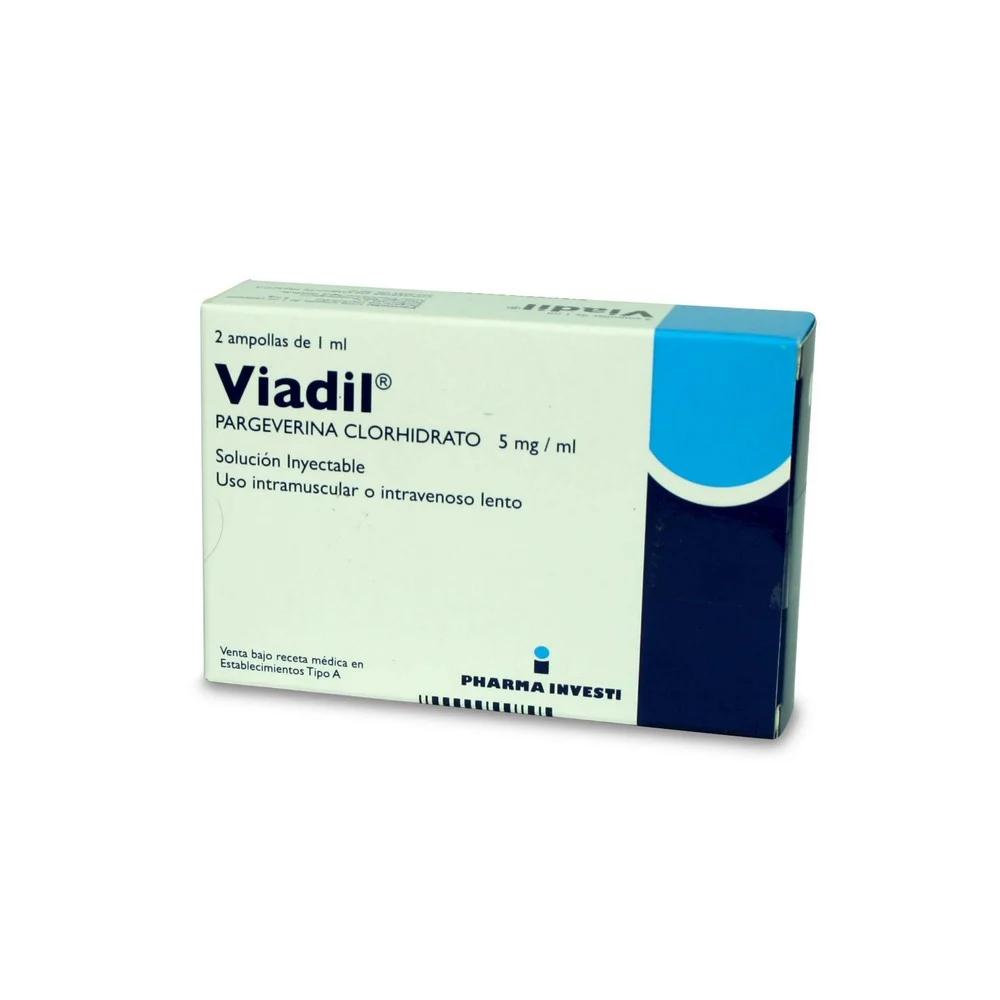 Viadil Pargeverina 5 mg / mL Solución Inyectable 2 Ampollas