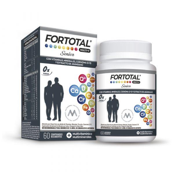 Fortotal Senior Multivitamínico Minerales Q-10 Arándanos x 60 Comprimidos