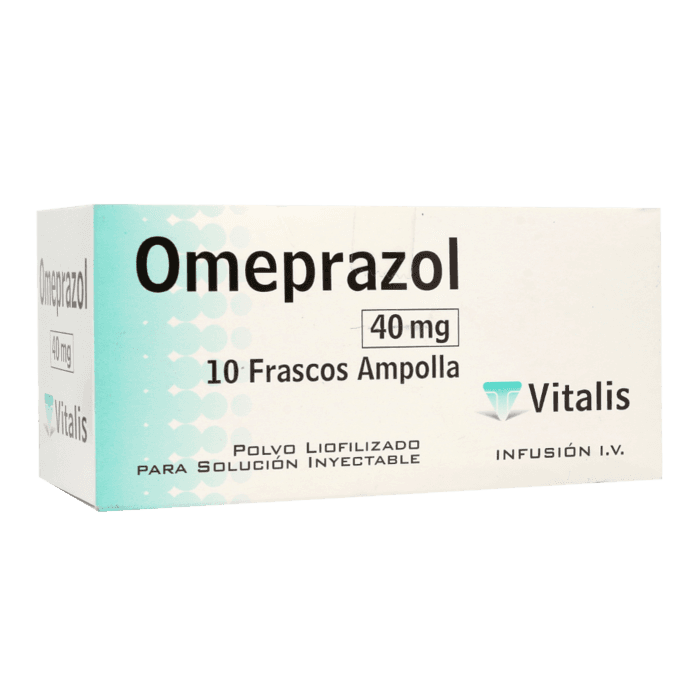 Omeprazol 40 mg x 10 Frascos ampolla