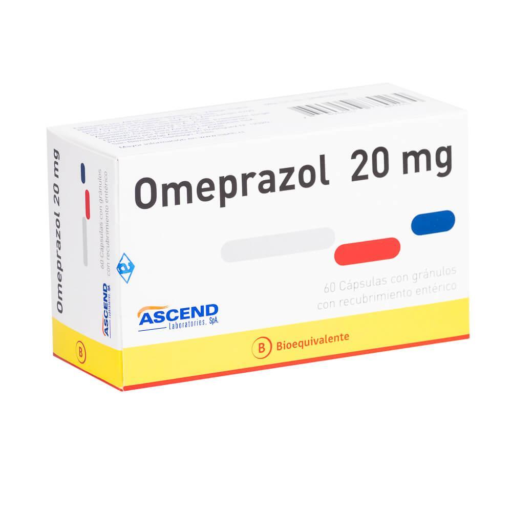 Omeprazol 20 mg x 60 Cápsulas