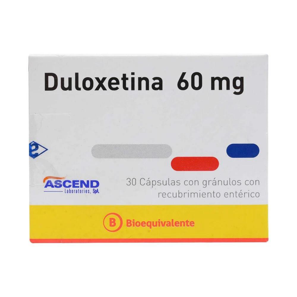 Duloxetina 60 mg x 30 Capsulas