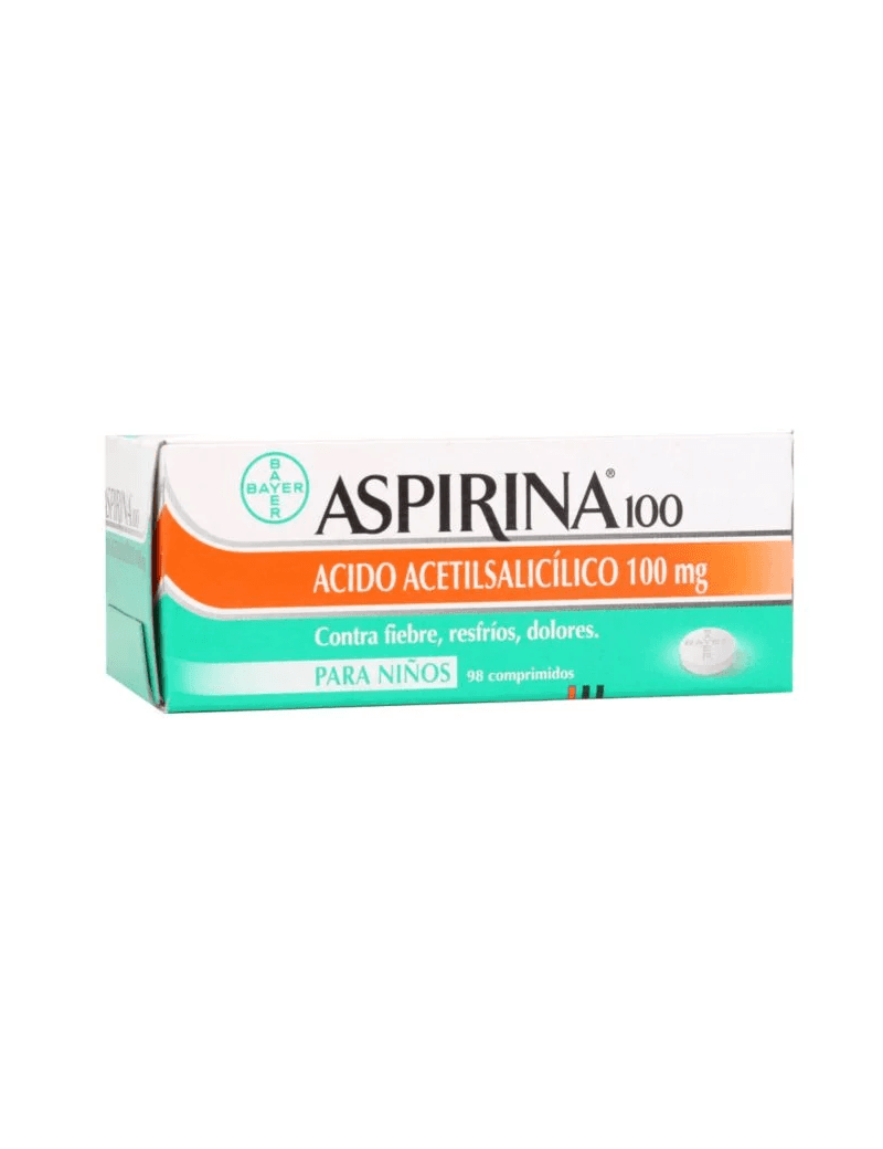 Aspirina 100 mg x 98 Comprimidos