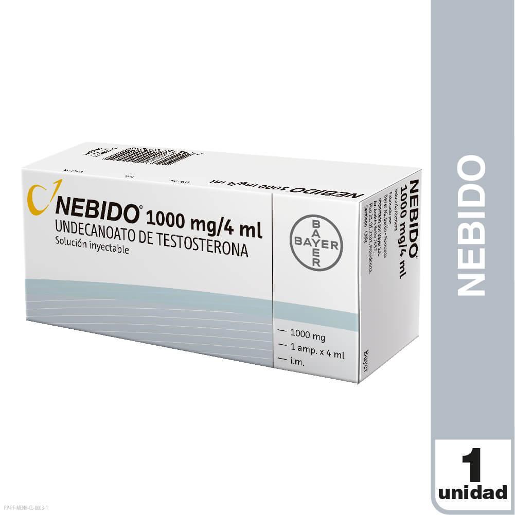 Nebido 1000 mg/4 ml x 1 Ampolla Solución Inyectable