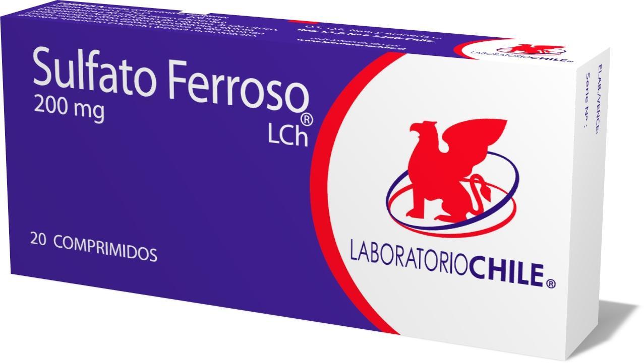 Sulfato Ferroso x 200 mg