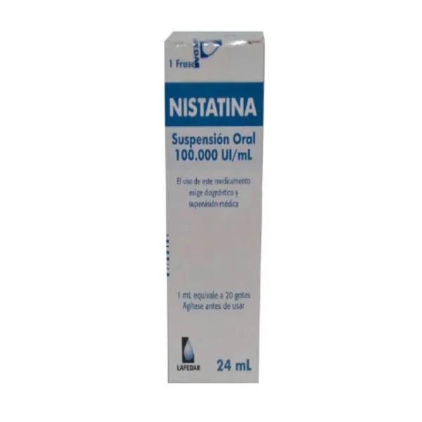 Nistatina 100.000 UI/mL x 24 mL Suspension Oral