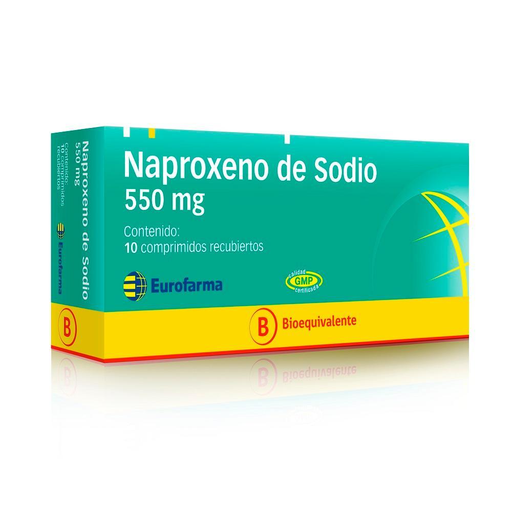 Naproxeno Sódico 550 mg x 10 Comprimidos