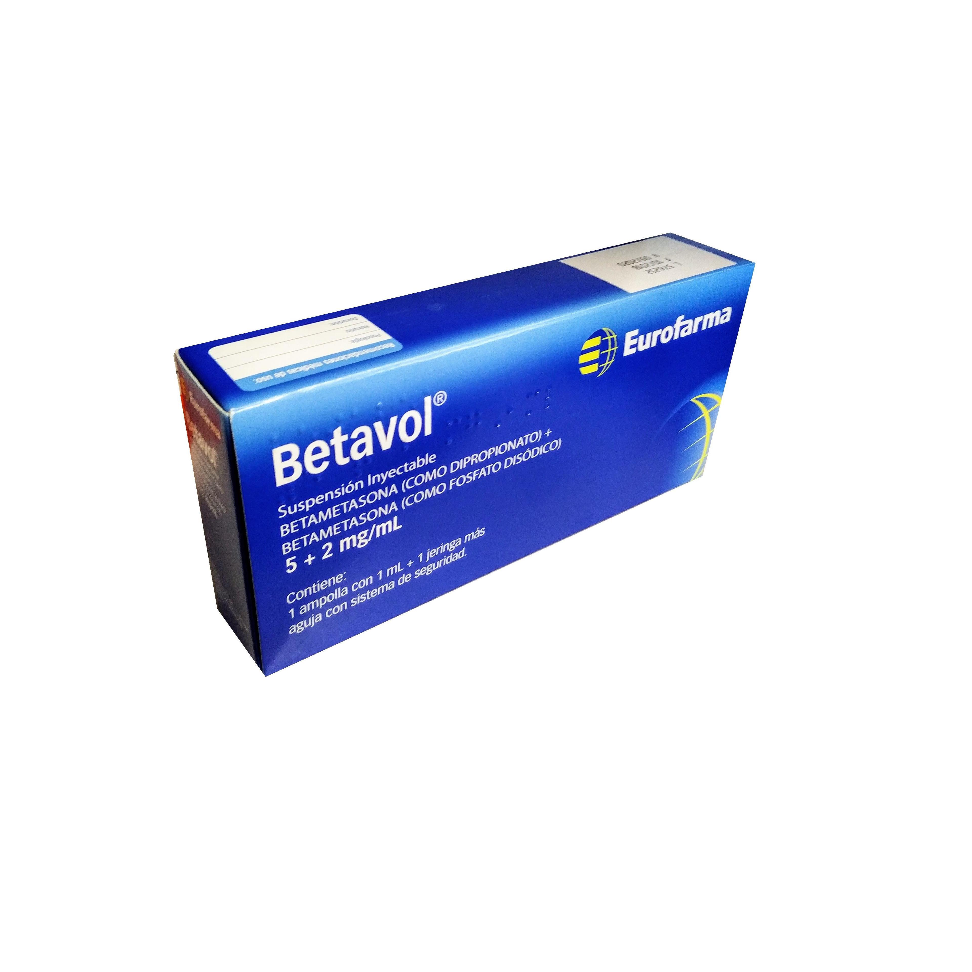 Betavol Susp Iny 5+2mg/ml Amp 1ml+Jering